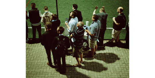 Supporters Watchin the Game, from the series Once Upon a Time in Bermondsey